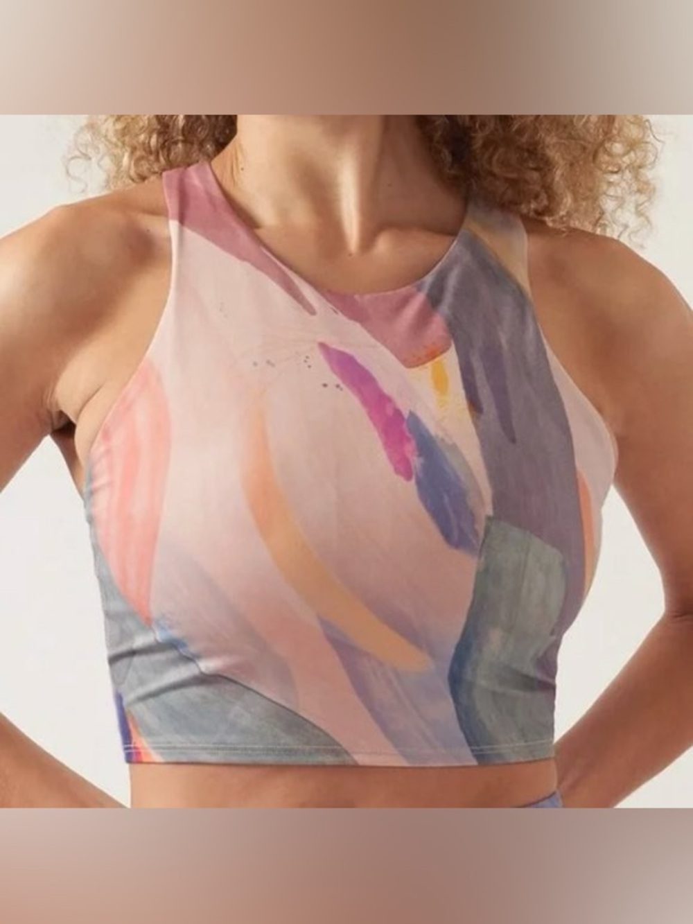 Athleta Conscious Crop Bra Top Large